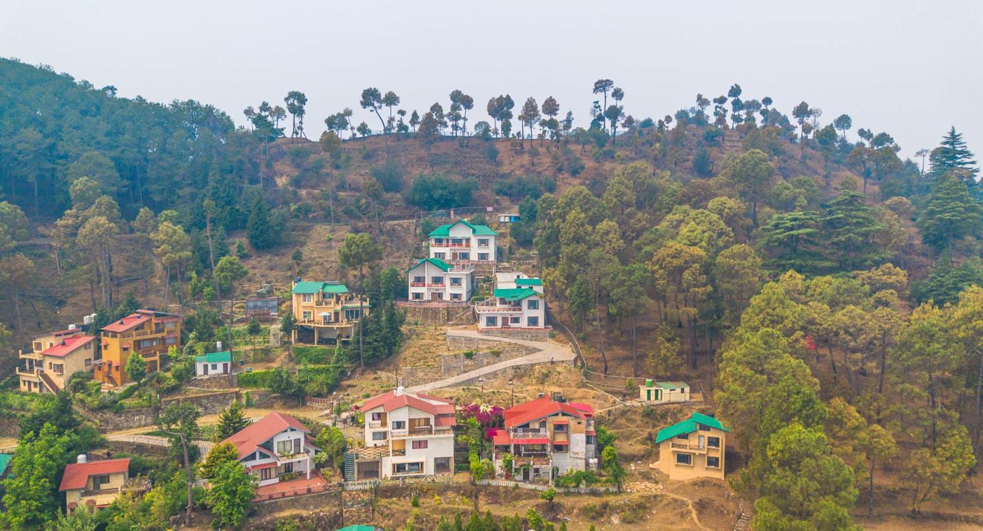 Hostie Sahasrara-3Bhk Chalets, Majkhali, Ranikhet Exterior foto